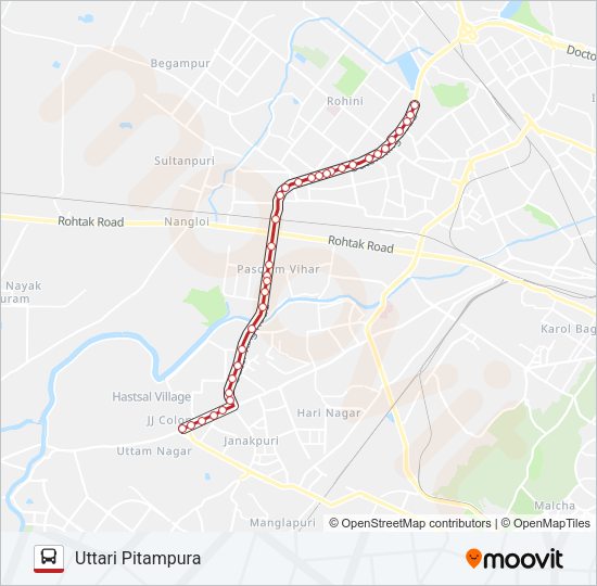 BY PASS EXPRESS Bus Line Map