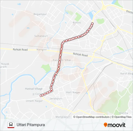 BY PASS EXPRESS Bus Line Map