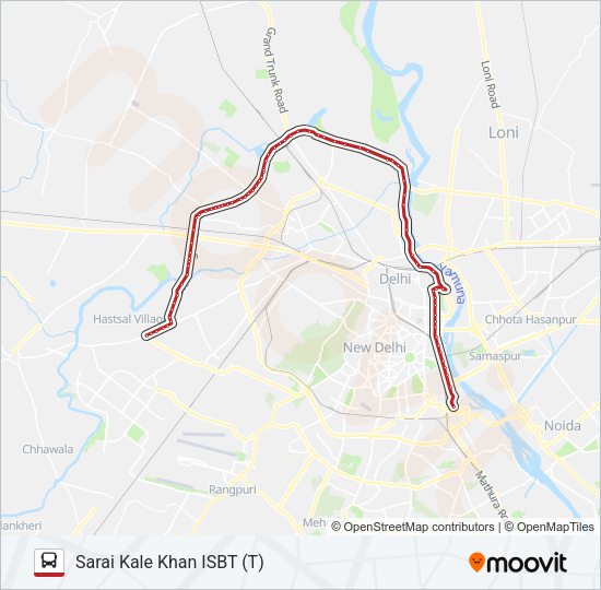 BY PASS EXPRESS Bus Line Map