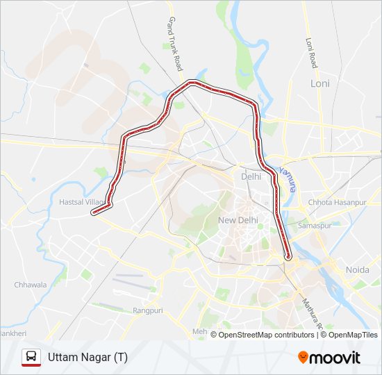 BY PASS EXPRESS Bus Line Map