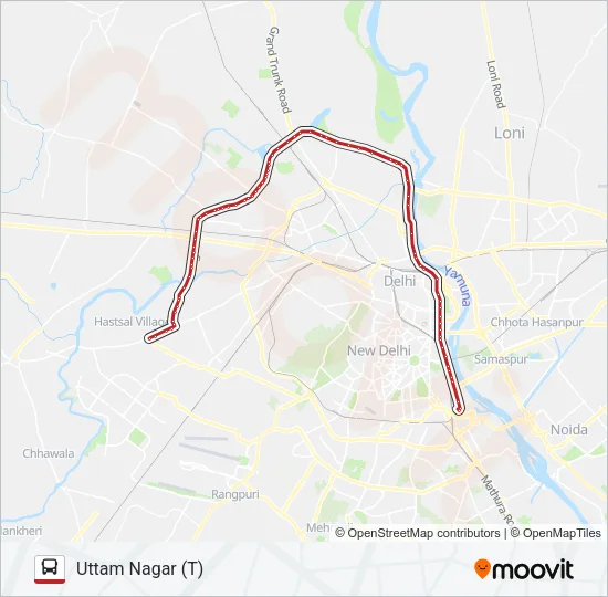 BY PASS EXPRESS Bus Line Map