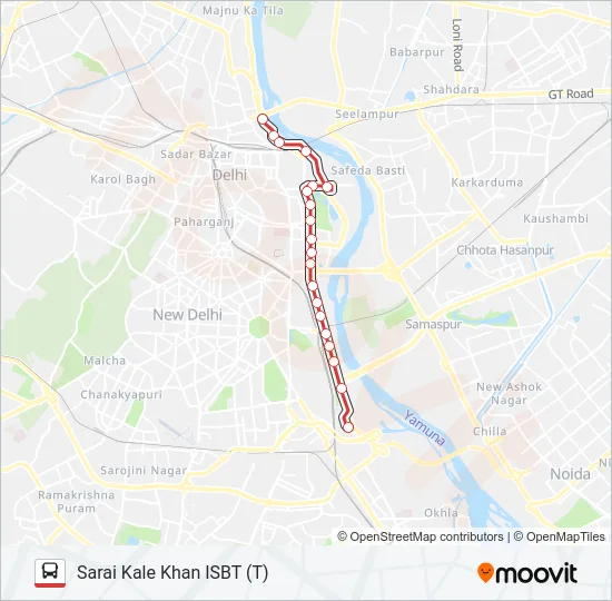 BY PASS EXPRESS Bus Line Map