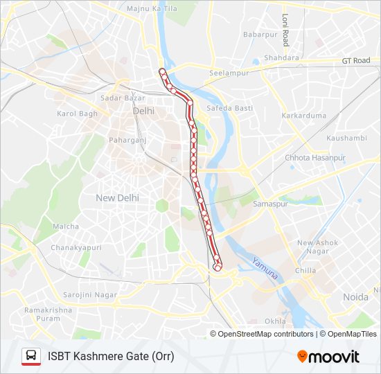 BY PASS EXPRESS Bus Line Map
