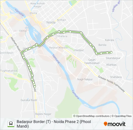 8 Bus Line Map