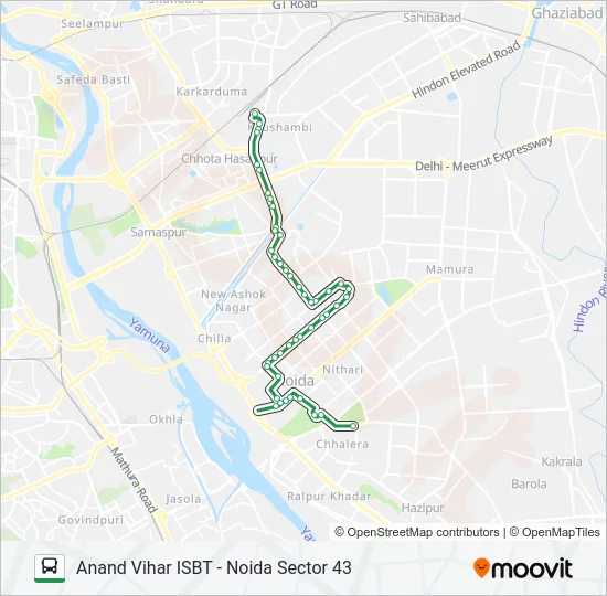 33 Bus Line Map