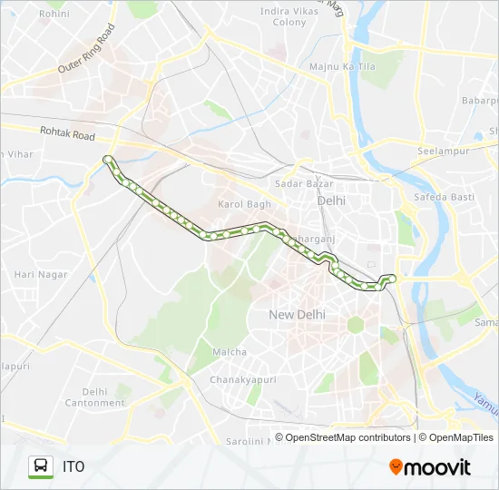 85 Bus Line Map