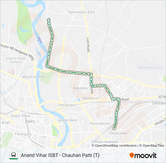 33A Bus Line Map