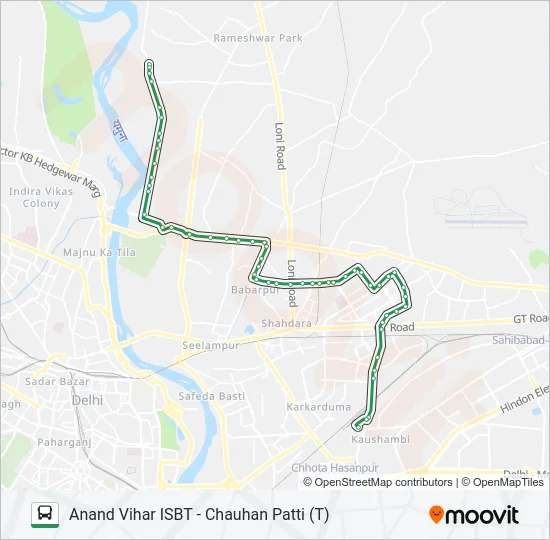 33A Bus Line Map