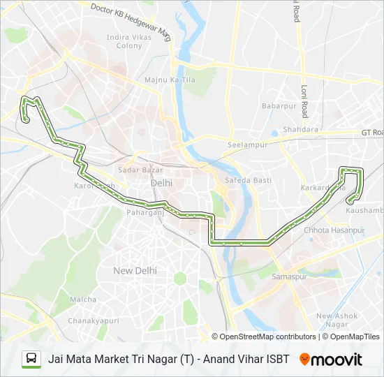 39A Bus Line Map