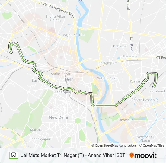 39A Bus Line Map