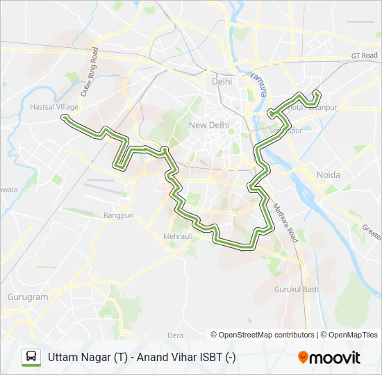 OMS (-) Bus Line Map
