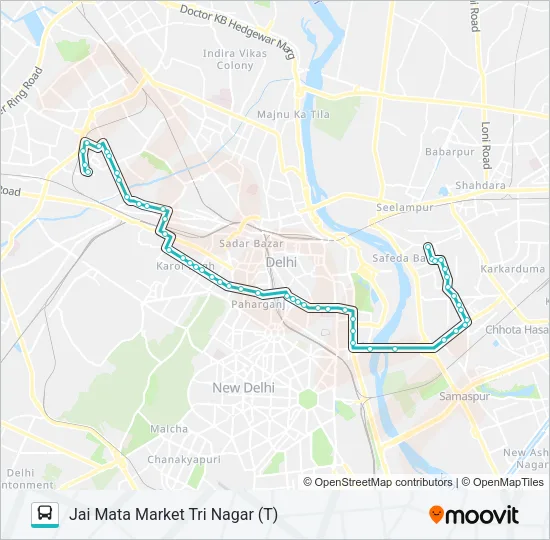 39 Bus Line Map