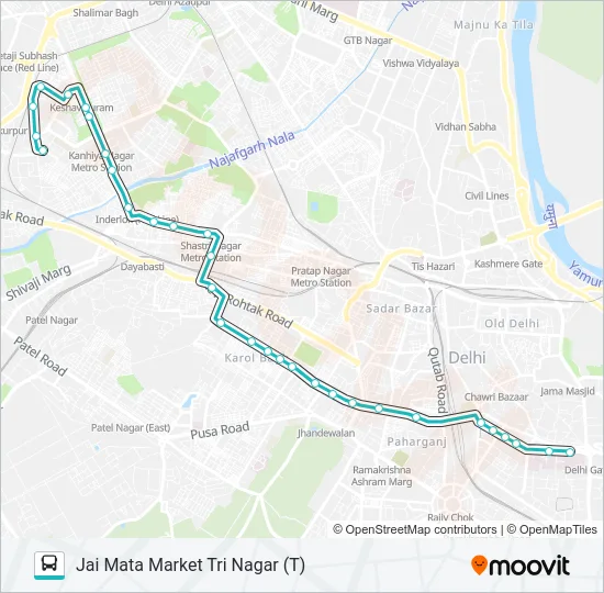39 Bus Line Map