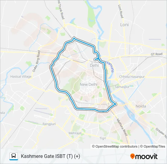 TMS (+) Bus Line Map