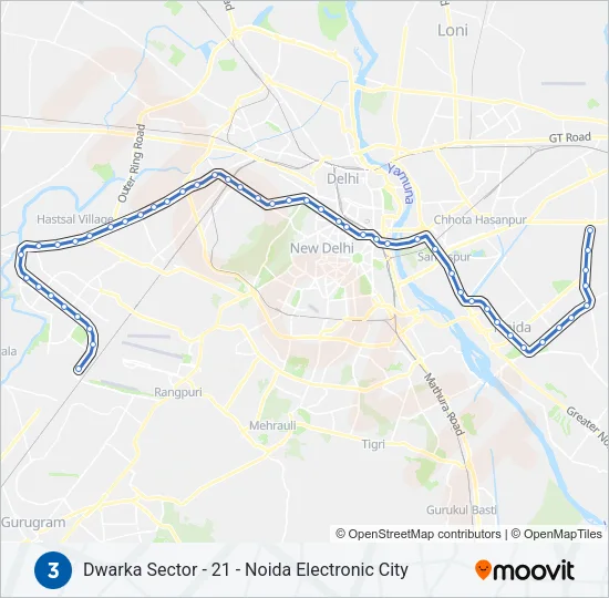 3 Metro Line Map