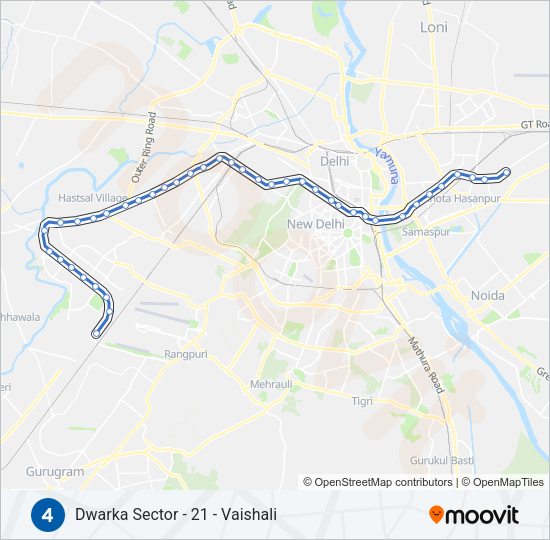 4 Metro Line Map