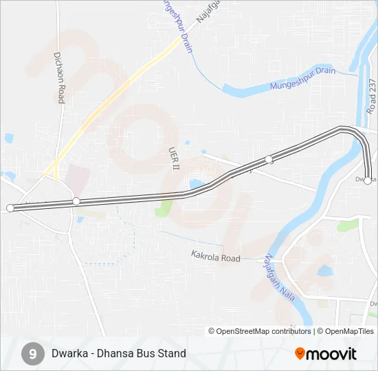 9 Metro Line Map