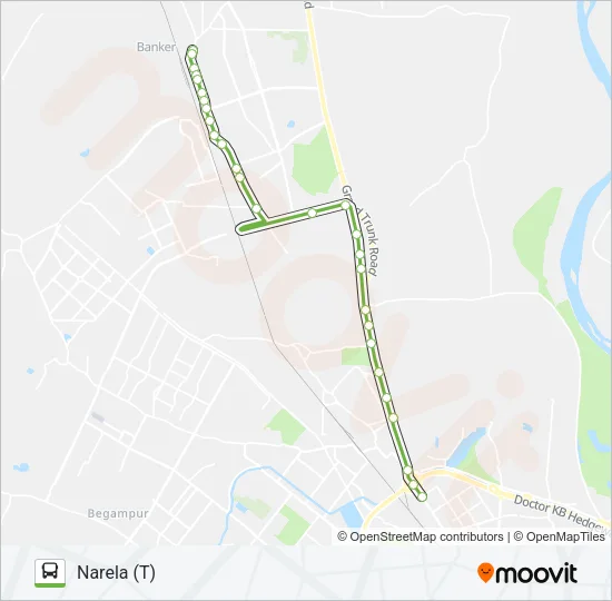 103 Bus Line Map