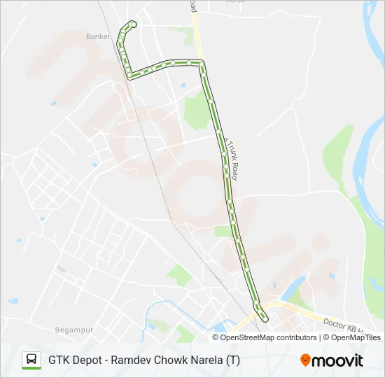 120 Bus Line Map