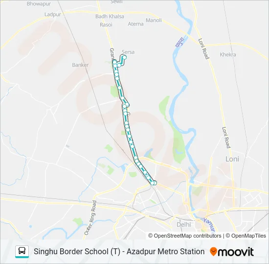 144 Bus Line Map