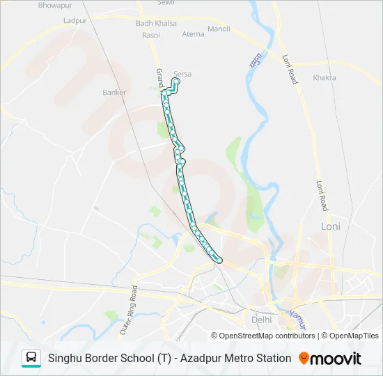 144 Bus Line Map