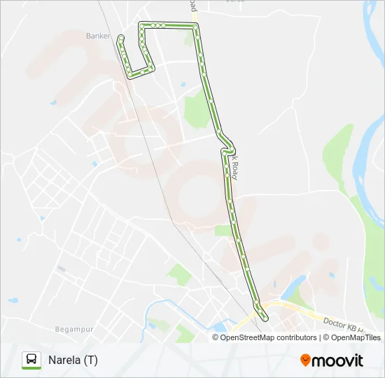193 Bus Line Map