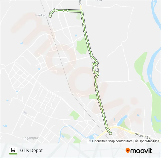 193 Bus Line Map