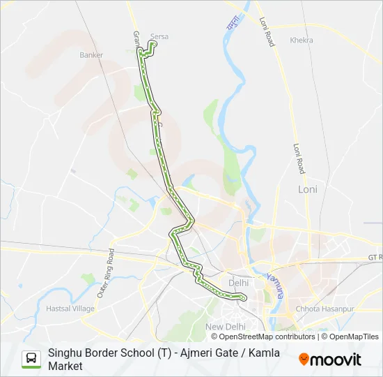 144A Bus Line Map