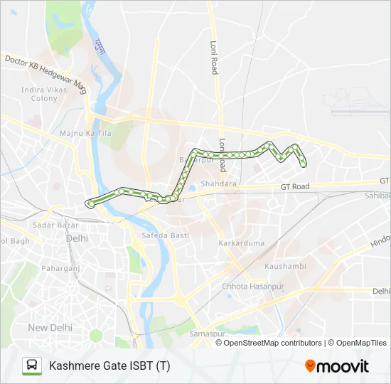 205 Bus Line Map