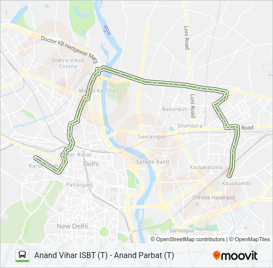 212 Bus Line Map