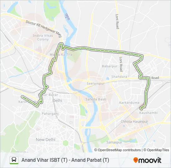 212 Bus Line Map