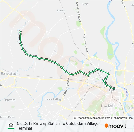 0114 (NS) Bus Line Map