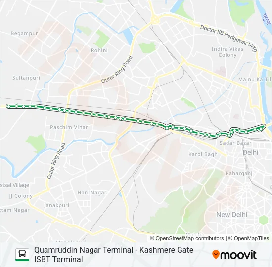0236 (NS) Bus Line Map