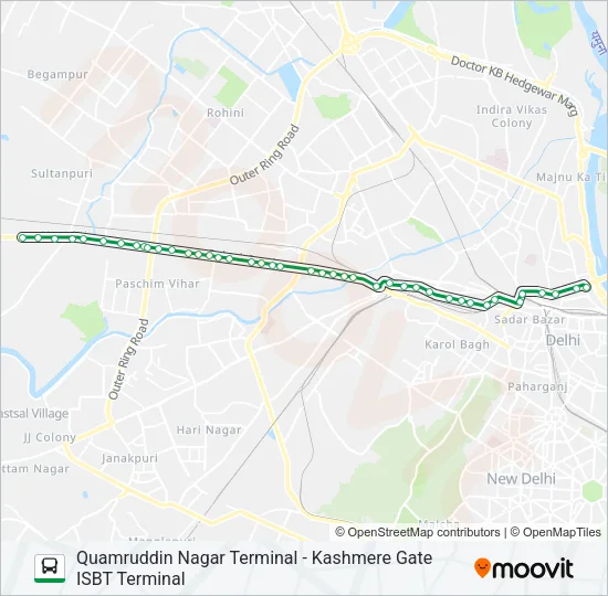 0236 (NS) Bus Line Map