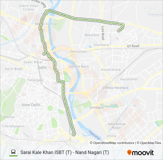 0261 (NS) Bus Line Map