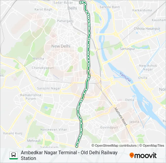 0419 (NS) Bus Line Map