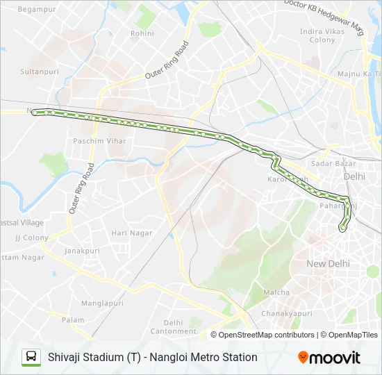 0GL-91 (NS) Bus Line Map