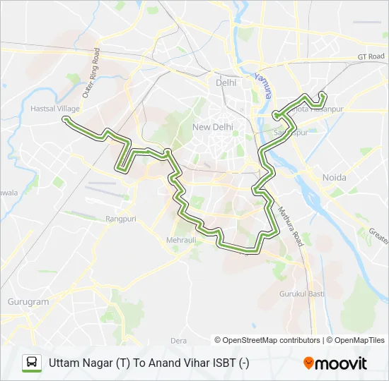 0OMS (-) (NS) Bus Line Map