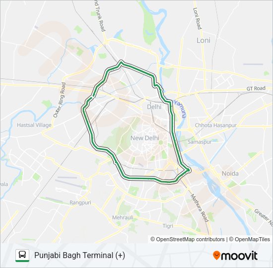 0TMS (+) (NS) Bus Line Map