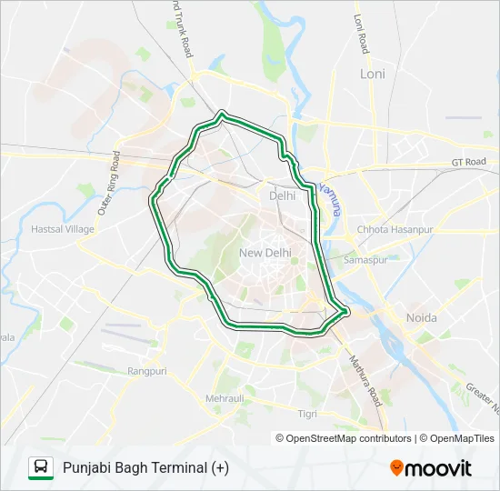 0TMS (+) (NS) Bus Line Map
