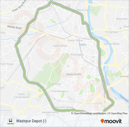 0TMS (-) (NS) Bus Line Map