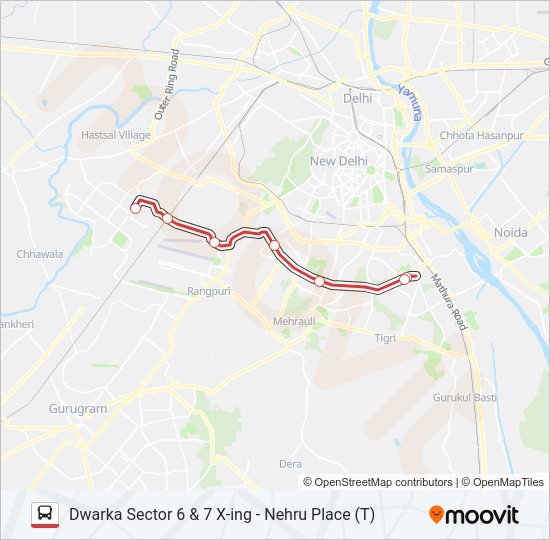DS-001 Bus Line Map