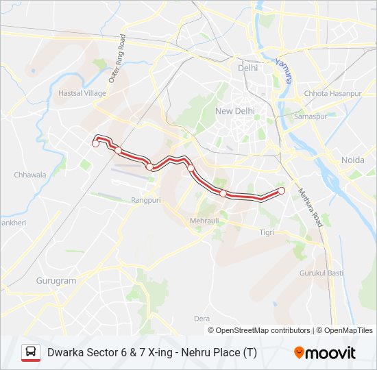 DS-001 Bus Line Map