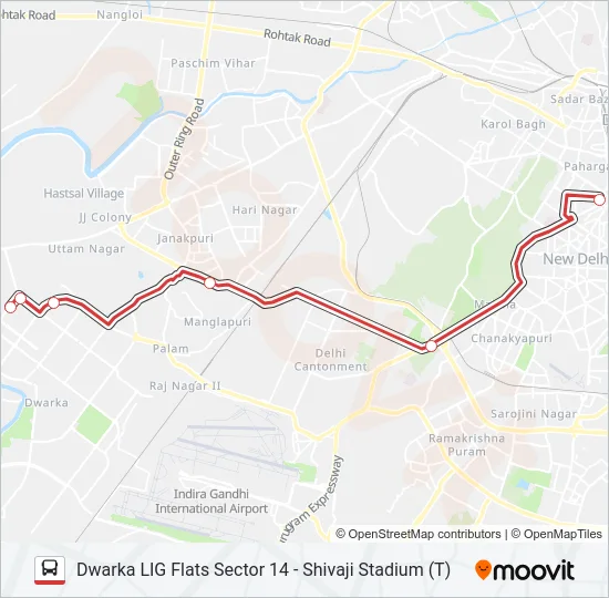 DS-004 Bus Line Map