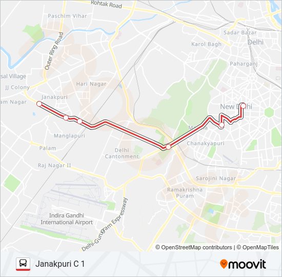 DS-015 Bus Line Map
