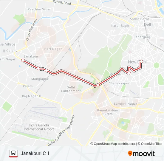 DS-015 Bus Line Map