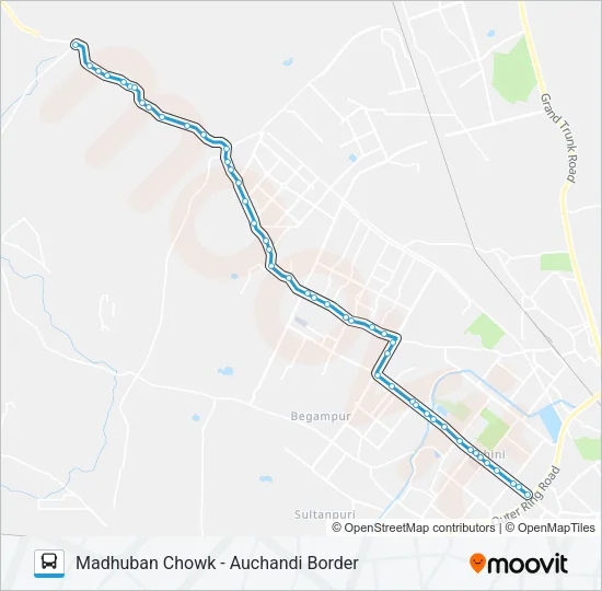 990ASTL Bus Line Map