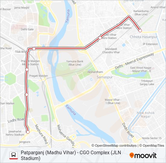 DS-038 Bus Line Map