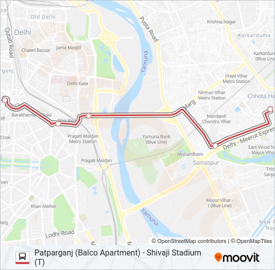 DS-020 Bus Line Map