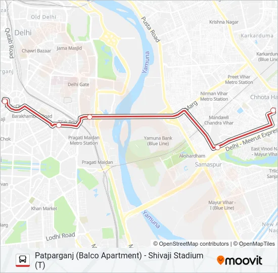 DS-020 Bus Line Map